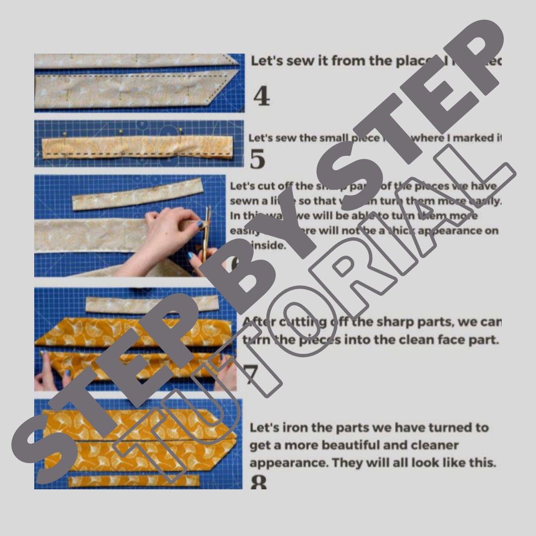 Knotted Headband Sewing Pattern PDF | Beginner DIY Hair Accessory | Adult Size | A4-Letter-A0