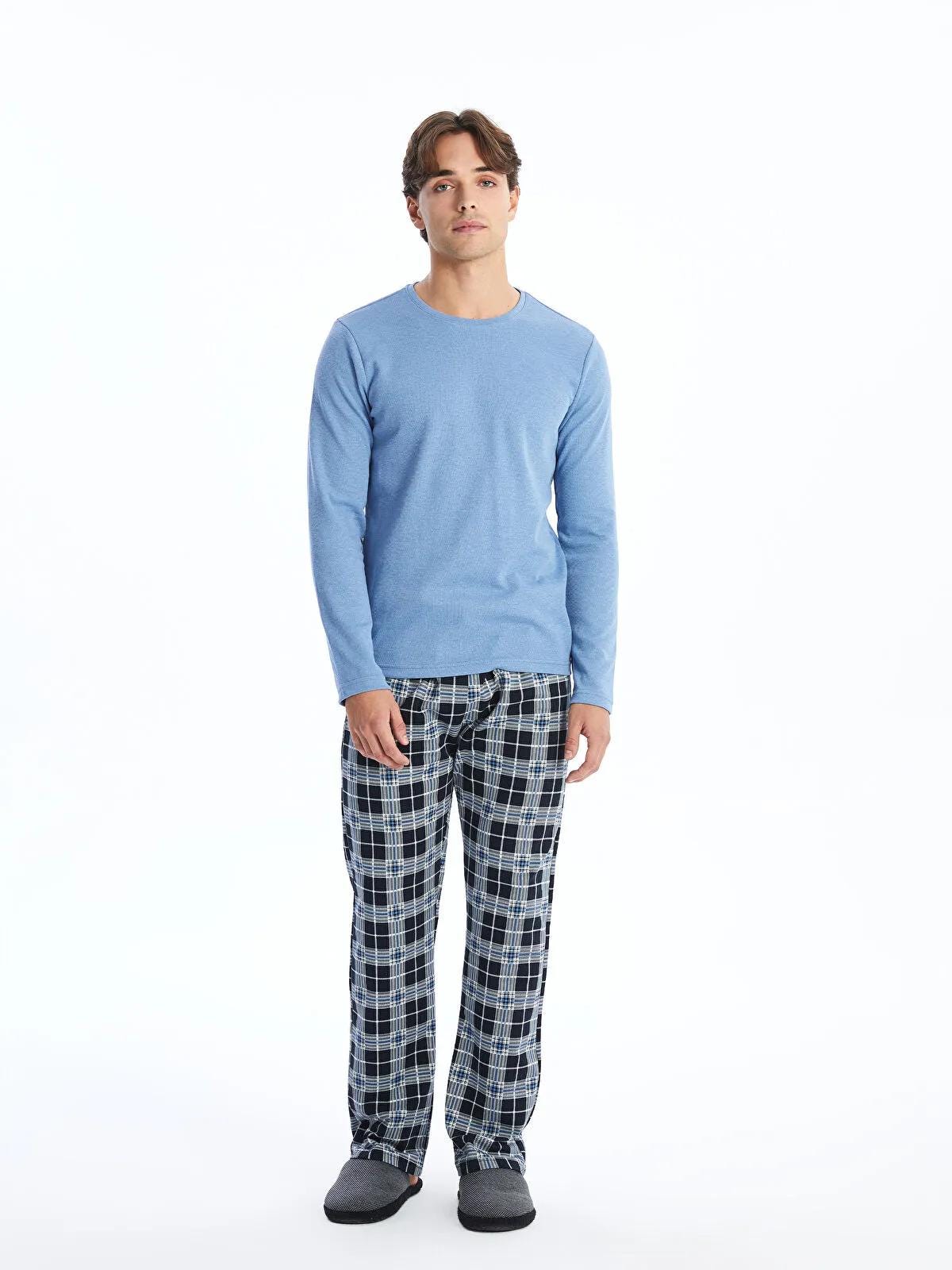 Men’s Long Sleeve Pajama Set Sewing Pattern  Digital PDF Sizes S–5XL  Beginner Friendly DIY Sleepwear  Printable Sewing File A4 Letter A0