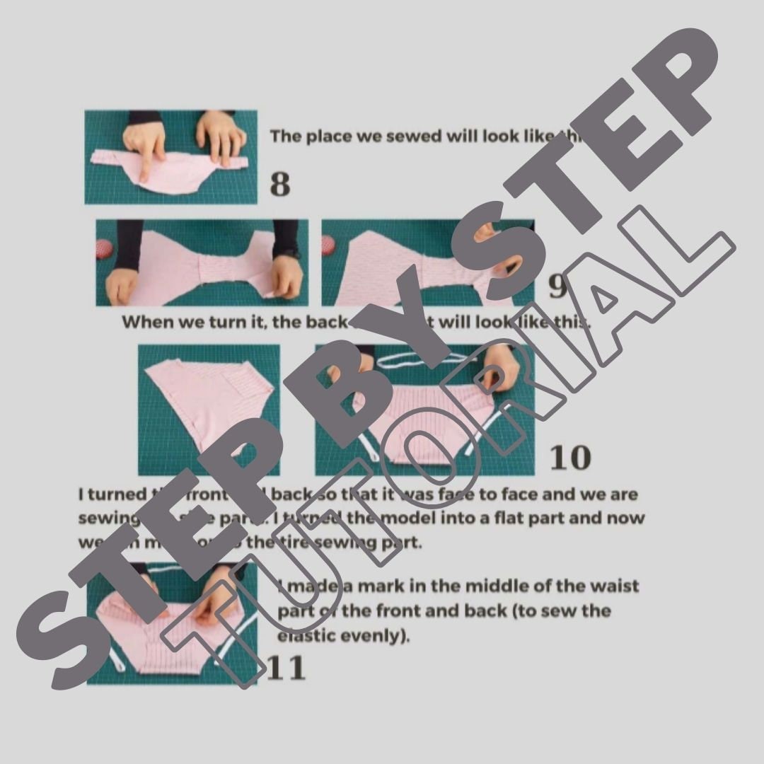Kıds Panties sewing pattern/Children panties Boxer sewing/Panties for kıds/Unisex panties/Underpants pattern template/undies/Sıze:3-14 Years