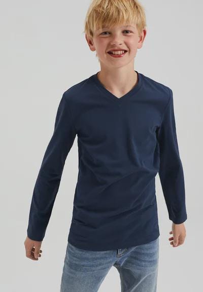 Kids’ V-Neck T-Shirt Sewing Pattern  Digital PDF Sizes 1Y–8Y  Short & Long Sleeve DIY Children’s Clothing  Printable Sewing File A4 Letter A0