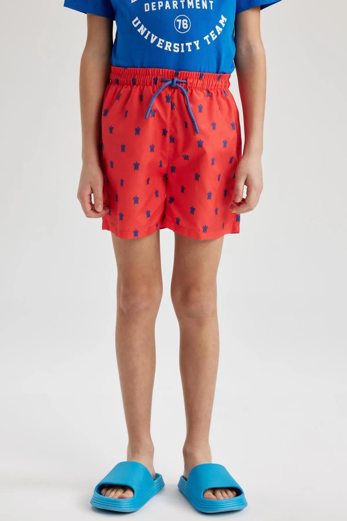 Kids Lined Swim Shorts Sewing Pattern PDF, Ages 5 to 14 Years, Easy DIY Children Swimwear, Printable A4 Letter and A0