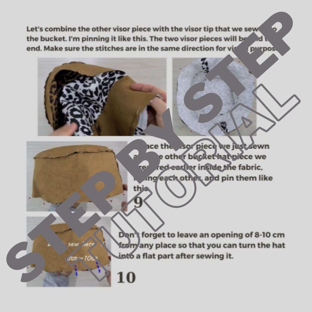 Baby to Adult Bucket Hat Sewing Pattern  Digital PDF Sizes Baby–Adult XL  Beginner Friendly DIY Hat  Printable Sewing File A4 Letter A0