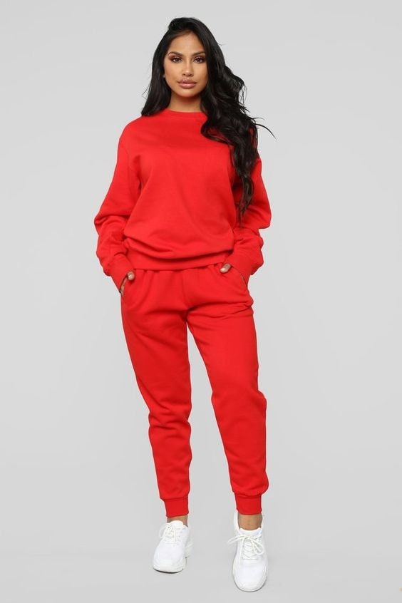 Unisex Sweatshirt and Jogger Pants Set Sewing Pattern PDF, Sizes S to XXL, Easy DIY Sweatsuit, Printable A4 Letter and A0