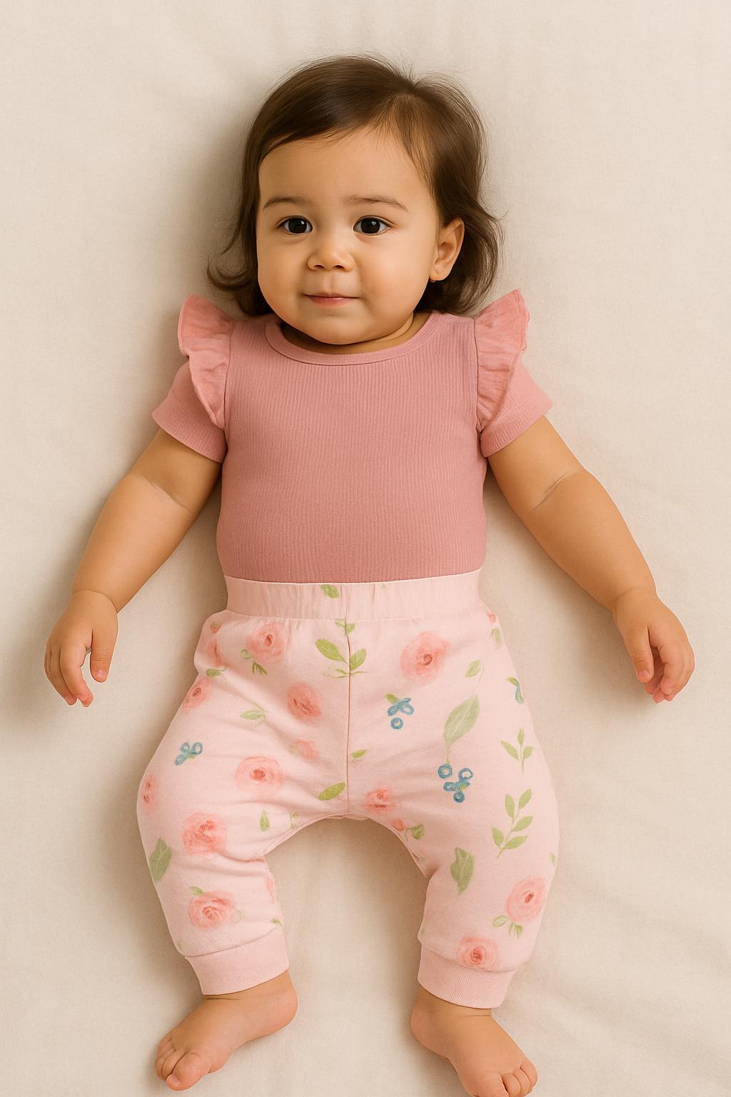 Baby and Kids Harem Pants Sewing Pattern PDF, Sizes 1 Month to 2 Years with Kangaroo Pocket Option, Easy DIY Baby Clothing, Printable A4 Letter and A0