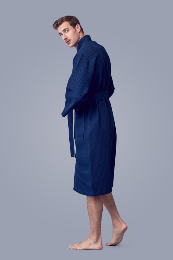 Shawl Collar Bathrobe Sewing Pattern PDF, Unisex Sizes S to 3XL with Deep Pockets and Belt, Easy DIY Robe, Printable A4 Letter and A0
