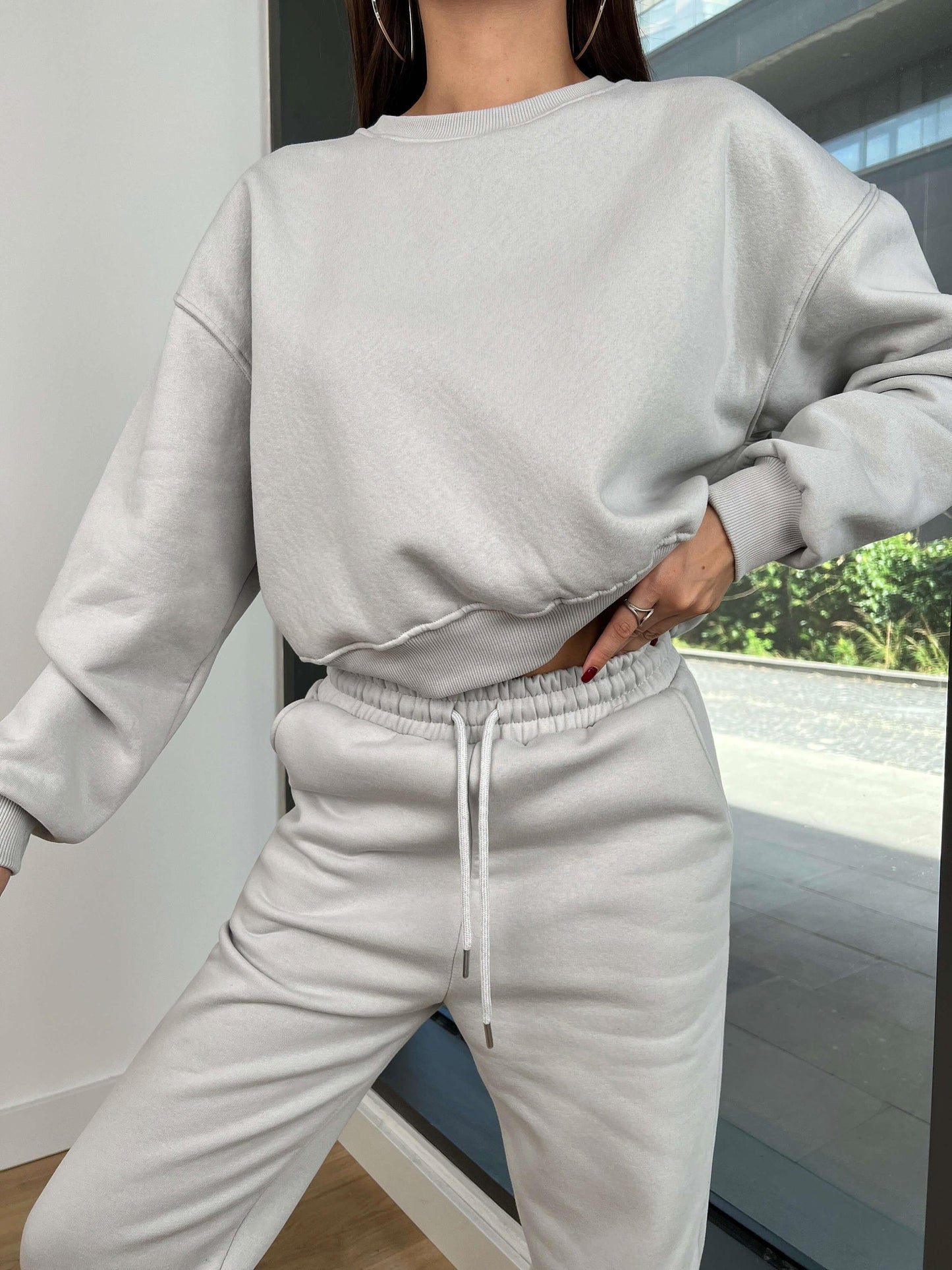 Women’s Crop Sweatshirt Sewing Pattern  Digital PDF Sizes S–XL  Beginner Friendly DIY Casual Wear  Printable Sewing File A4 Letter A0
