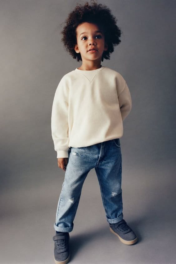 Kids Sweatshirt Sewing Pattern  Digital PDF Sizes 9M–14Y  Unisex Children’s Pullover  Beginner Friendly DIY Clothing  Printable Sewing File A4 Letter A0
