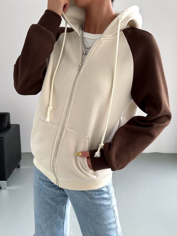 Men’s Raglan Zipper Hoodie Sewing Pattern  Digital PDF Sizes S–4XL  Intermediate Friendly DIY Clothing  Printable Sewing File A4 Letter A0