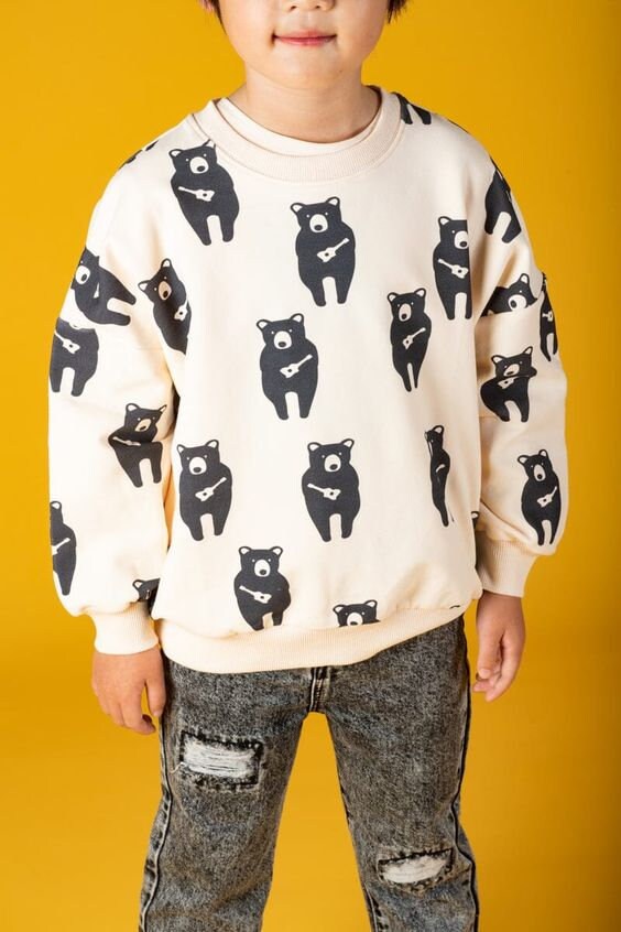 Kids Pajama and Sweatshirt Sewing Pattern PDF – Easy DIY Clothes for Ages 3–15 with Step-by-Step Instructions