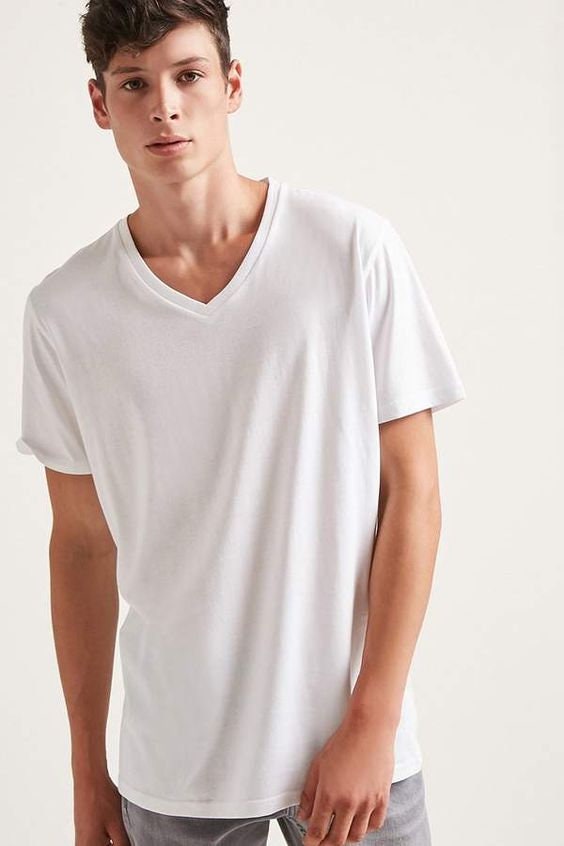 Men's V-Neck T-Shirt Sewing Pattern | Digital PDF | Sizes S–XXL
