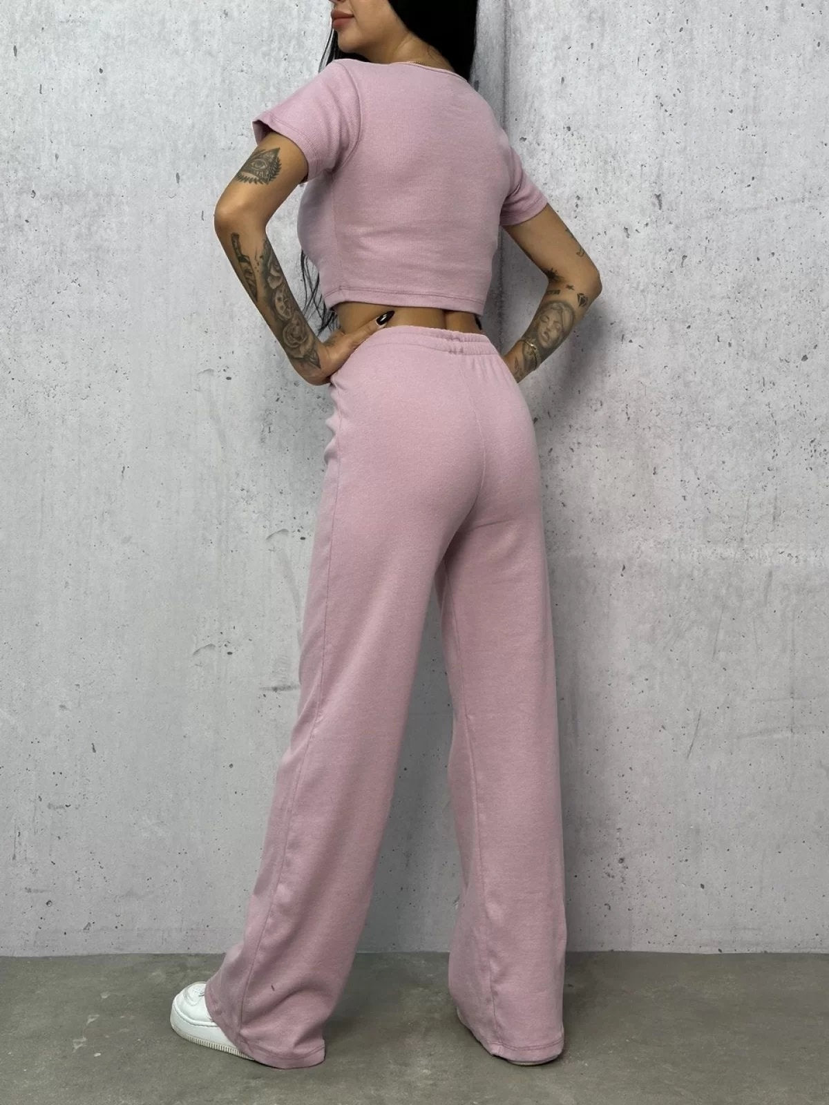 Women’s Loungewear Set Sewing Pattern  Digital PDF Crop Tee + Pajama Pants Sizes S–3XL  Beginner Friendly DIY Nightwear  Printable Sewing File A4 Letter A0