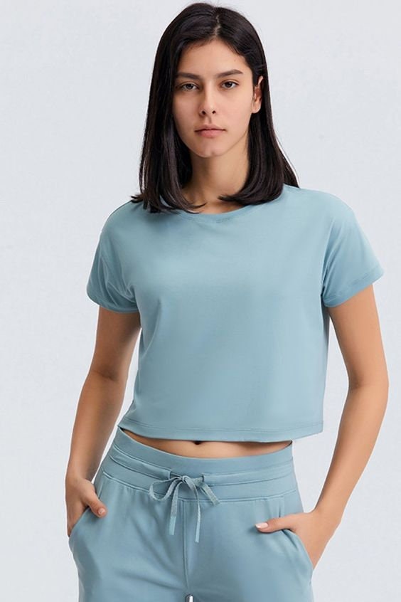Women’s Crop T-Shirt Sewing Pattern  Digital PDF Sizes S–XL  Beginner Friendly DIY Clothing  Printable Sewing File A4 Letter A0