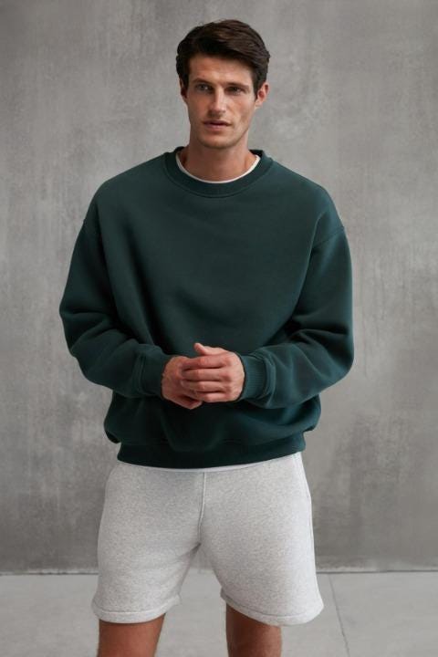Men's Sweatshirt Shorts Set Sewing Pattern (PDF)