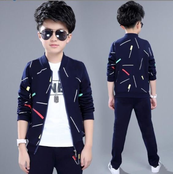Kids’ Zippered Jacket & Sweatpants Tracksuit Sewing Pattern  Digital PDF Sizes 116–164  DIY Children’s Clothing  Printable Sewing File A4 Letter A0