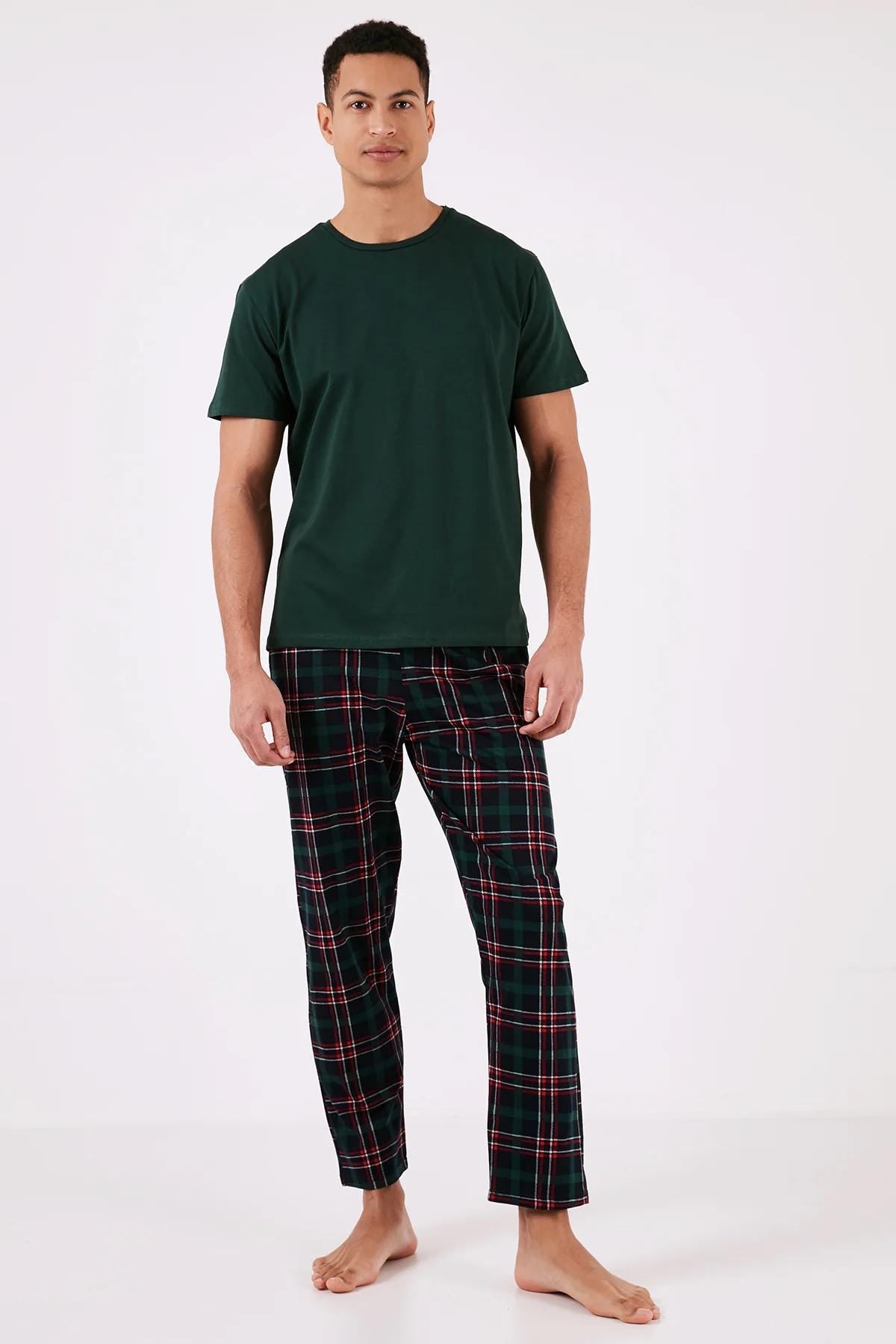 Men’s Pajama Set Sewing Pattern | Beginner Friendly Digital PDF | T-Shirt & Pants XS–5XL