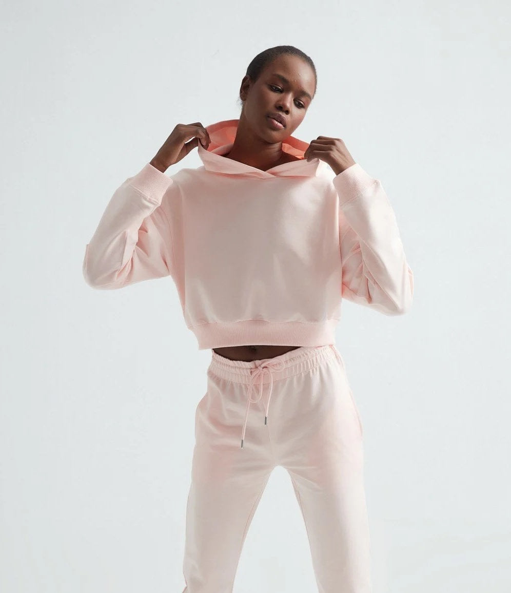 Women's Crop Hoodie Sewing Pattern PDF | Beginner Printable | Sizes S–2XL | K.Kose Pattern