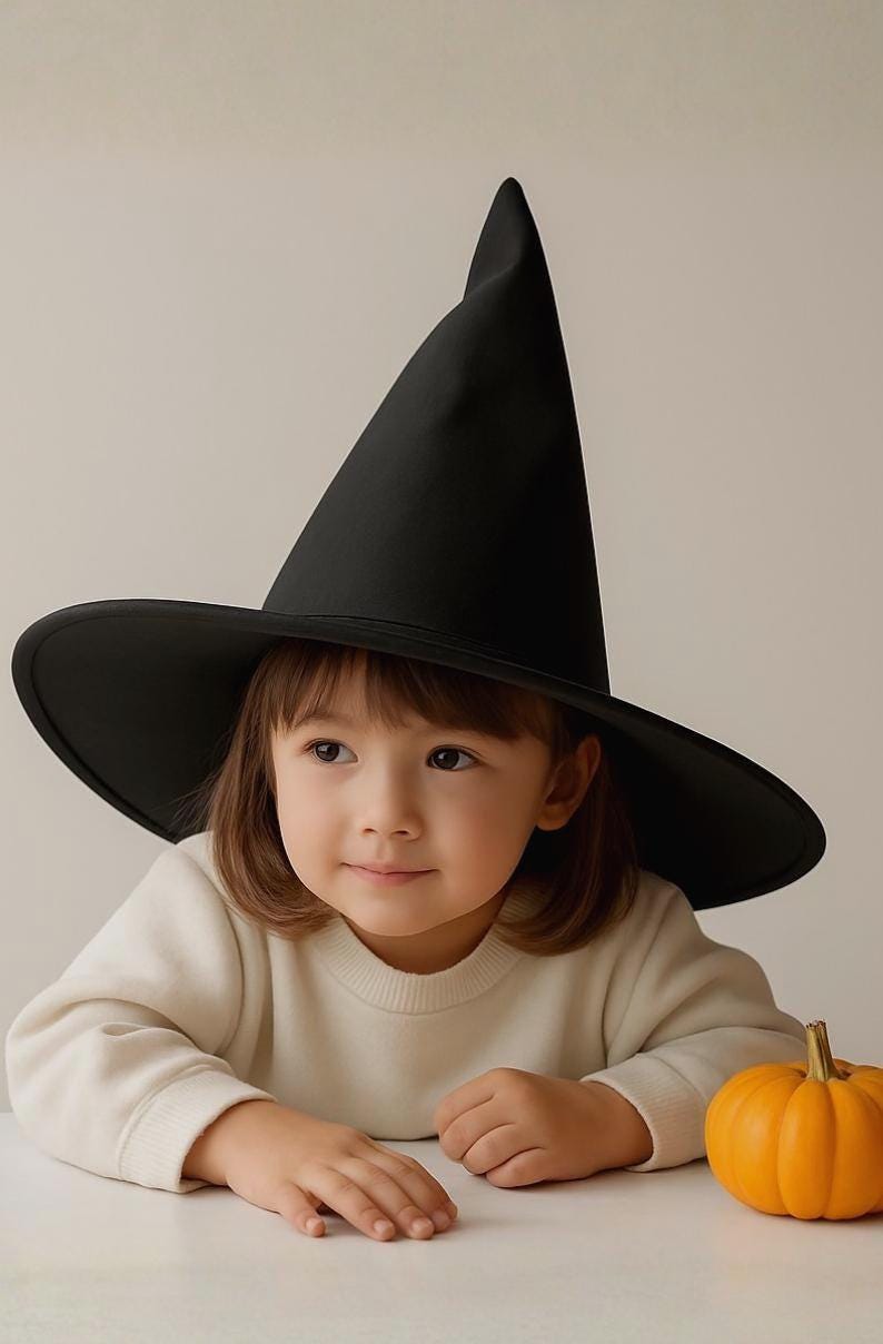 Halloween Witch Hat Sewing Pattern: Standard Size, Beginner Friendly DIY Costume (PDF Pattern)