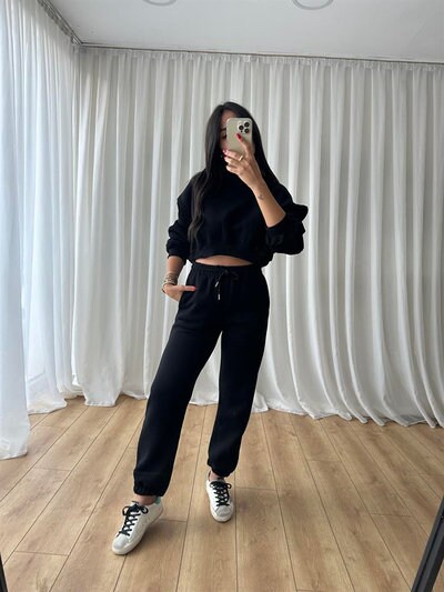 Women’s Crop Sweatshirt & Jogger Pants Set Sewing Pattern  Digital PDF Sizes S–XL  Beginner Friendly DIY Tracksuit  Printable Sewing File A4 Letter A0