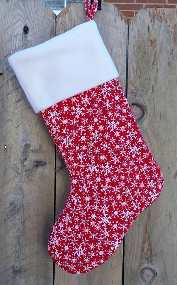 Christmas Stocking Sewing Pattern  Digital PDF Sizes Small–Large  Beginner Friendly DIY Holiday Decoration  Printable Sewing File A4 Letter