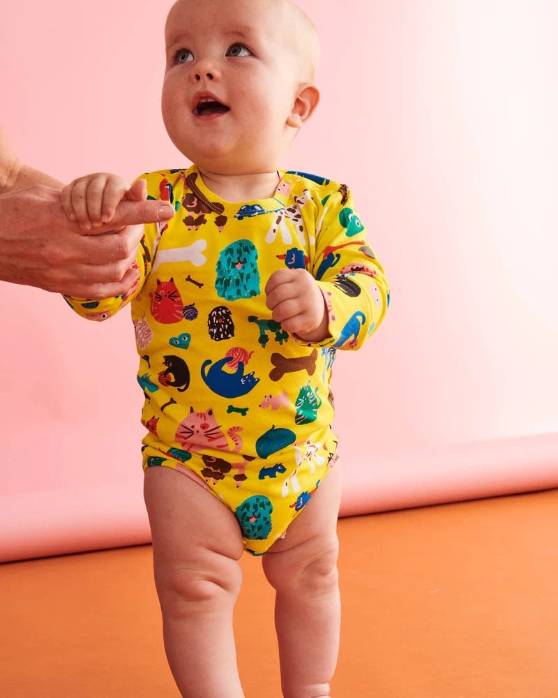 Baby Bodysuit Sewing Pattern PDF | Sizes Newborn–4 Years | Intermediate | Printable A4 Letter A0