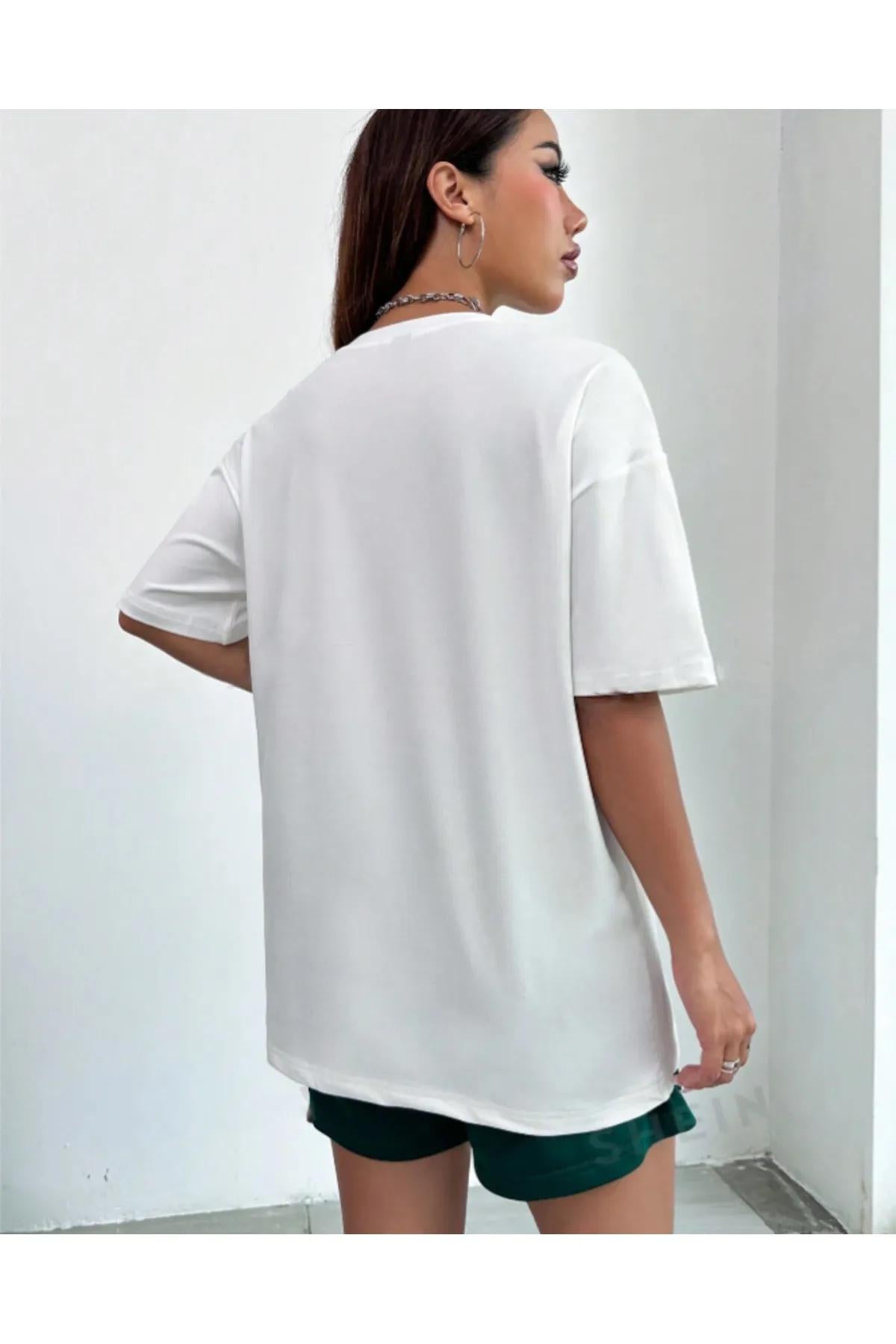 Oversize Tee and Biker Shorts Set Sewing Pattern (PDF Pattern)