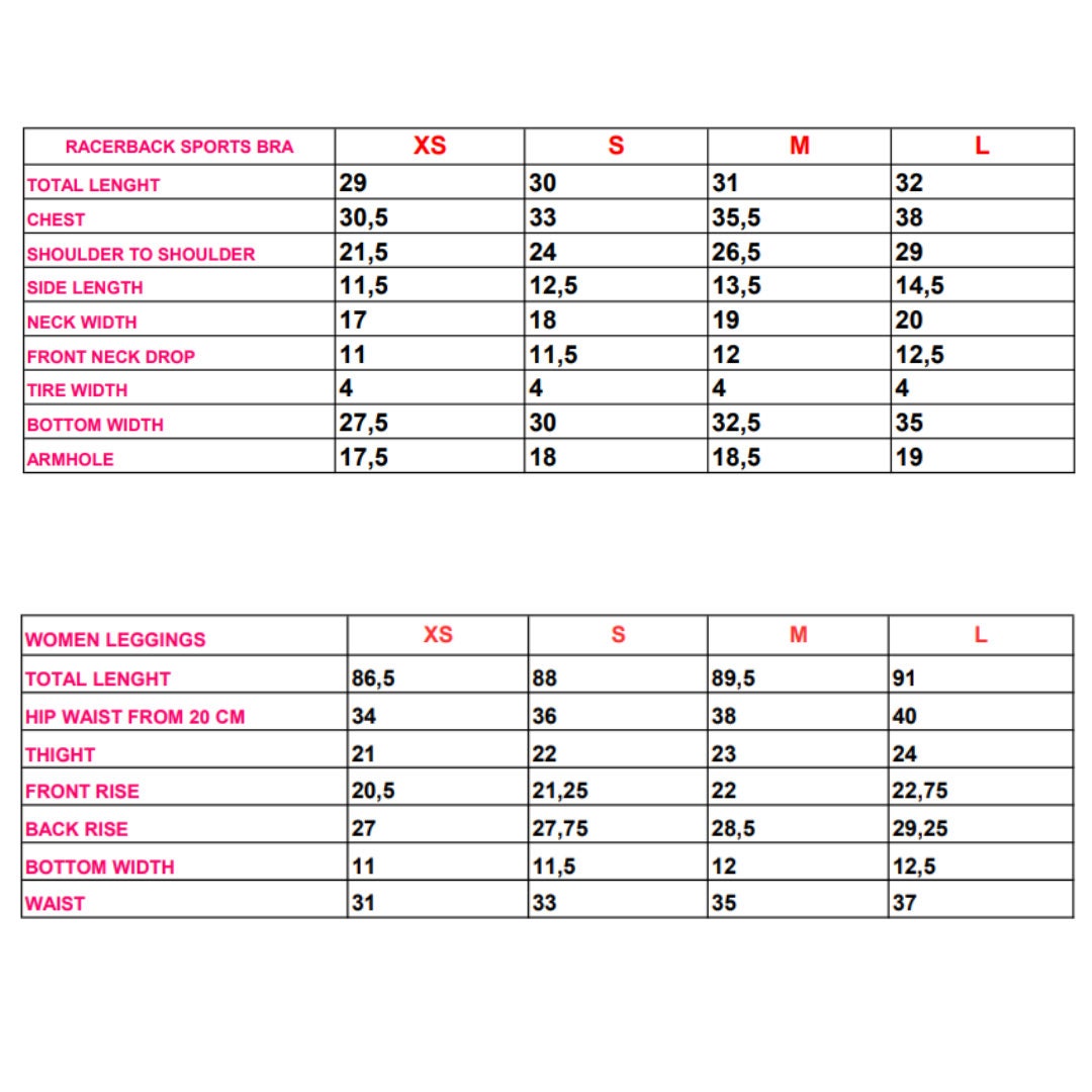 Women’s Sports Bra & Leggings Sewing Pattern  Digital PDF Sizes XS–L  Beginner Friendly DIY Activewear  Printable Sewing File A4 Letter A0
