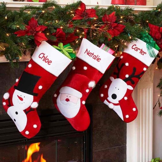 Christmas Stocking Sewing Pattern  Digital PDF Sizes Small–Large  Beginner Friendly DIY Holiday Decoration  Printable Sewing File A4 Letter