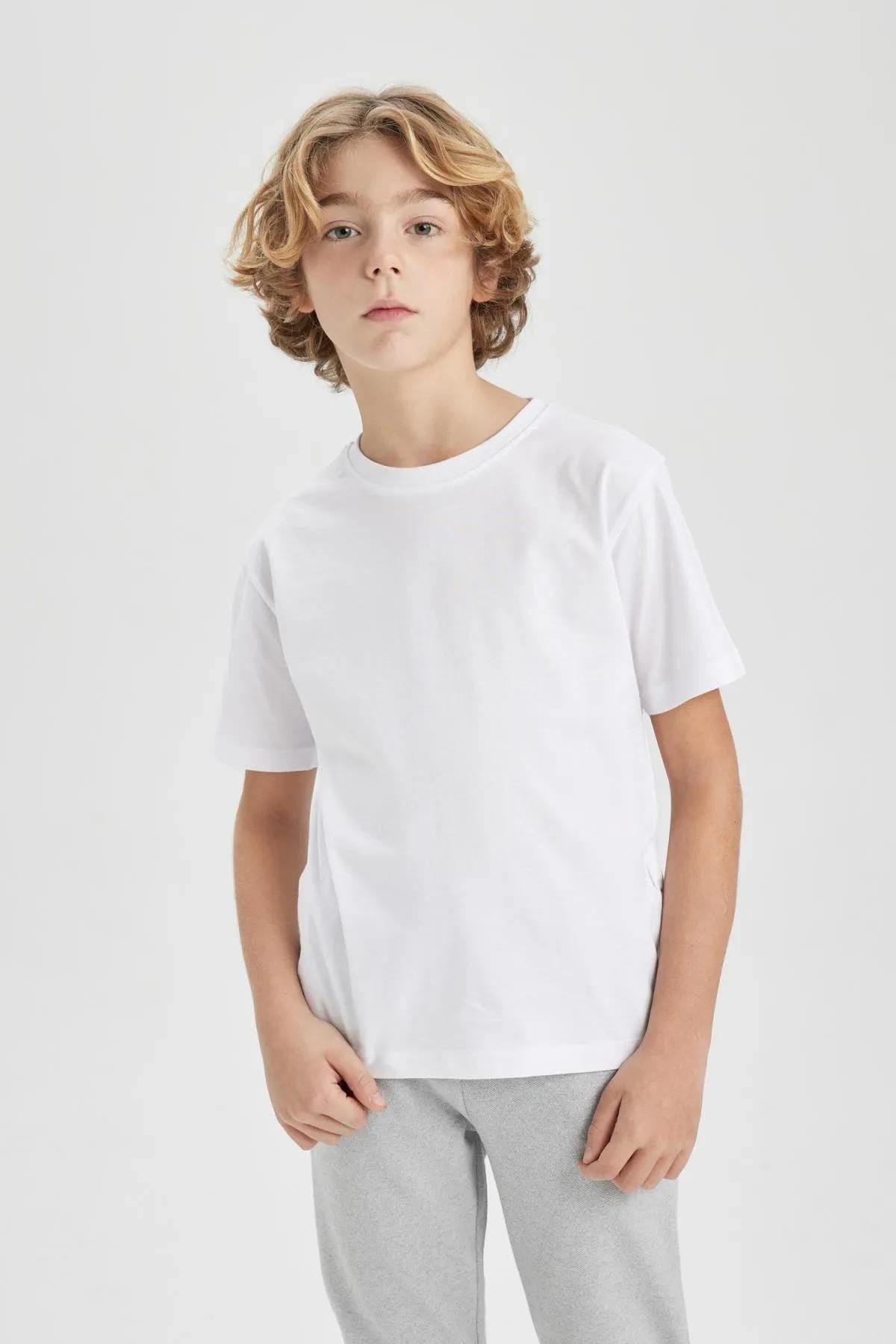 Kids T-Shirt Sewing Pattern PDF, Short Sleeve Tee for Ages 5 to 14 Years, Easy DIY Children Clothing, Printable A4 Letter and A0