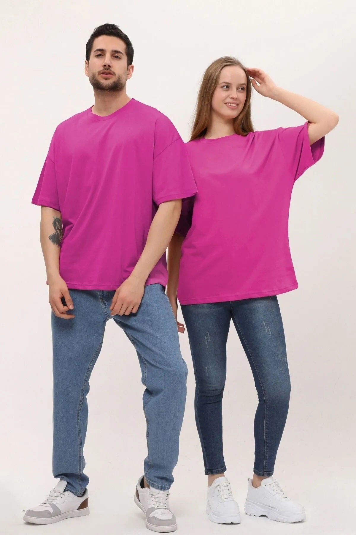 Unisex Oversize T-Shirt Sewing Pattern PDF, Sizes S to XL, Easy DIY Casual Tee with Video Guide, Printable A4 Letter and A0