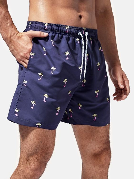Men's Lined Swim Shorts Sewing Pattern PDF, Sizes XS to 3XL, Easy DIY Men's Swimwear, Printable A4 Letter and A0