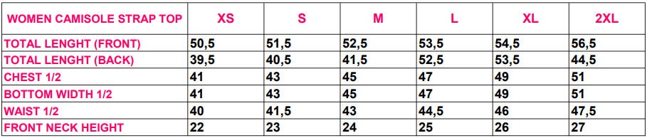 - Printable Camisole Strap Top Pattern  Women’s Sewing PDF XS–2XL  Beginner Friendly