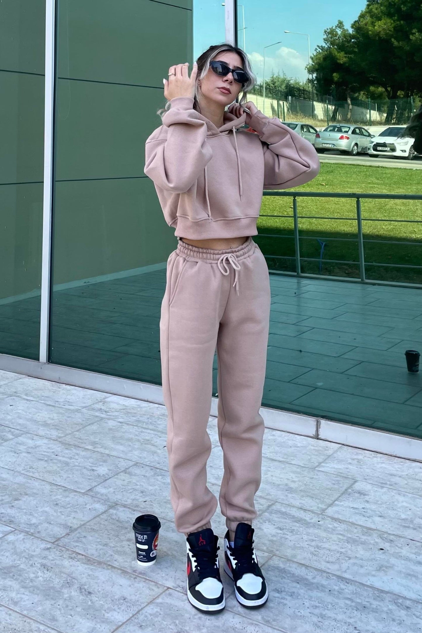 Women’s Crop Hoodie & Jogger Pants Set Sewing Pattern  Digital PDF Sizes XS–XXL  Intermediate Friendly DIY Clothing  Printable Sewing File A4 Letter A0
