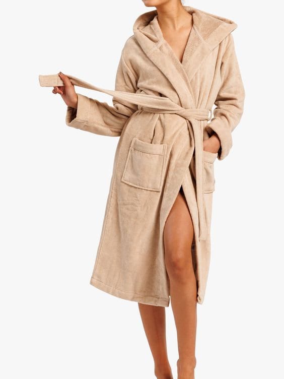 Hooded Bathrobe Sewing Pattern PDF, Sizes S to 3XL with Belt and Pockets, Easy DIY Robe, Printable A4 Letter and A0