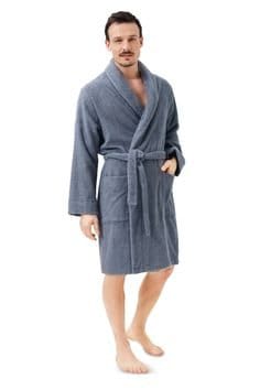Shawl Collar Bathrobe Sewing Pattern PDF, Unisex Sizes S to 3XL with Deep Pockets and Belt, Easy DIY Robe, Printable A4 Letter and A0
