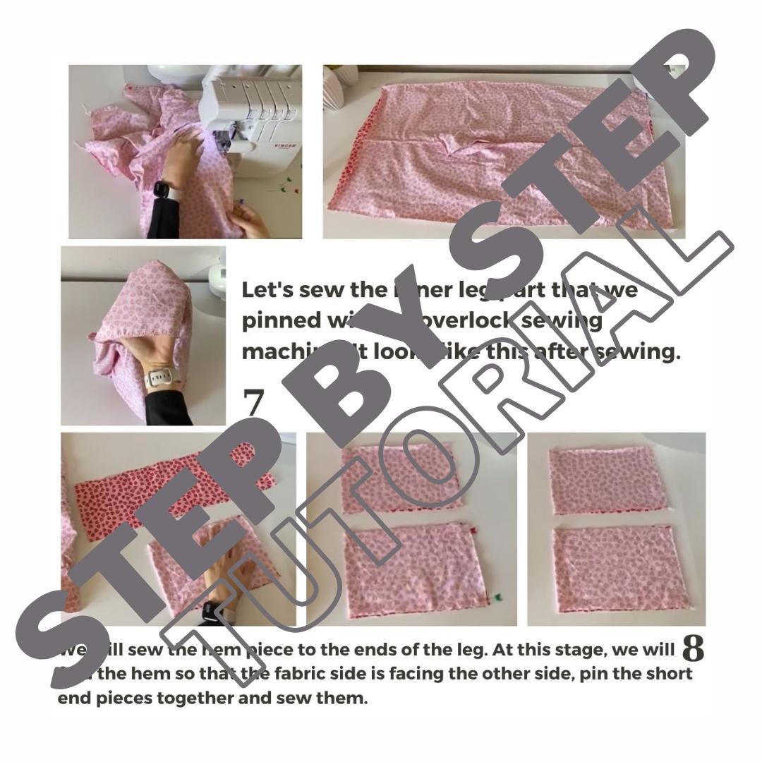 Women’s Pajama Pants & Shorts Sewing Pattern  Digital PDF Sizes XS–4XL  Beginner Friendly DIY Sleepwear  Printable Sewing File A4 Letter A0