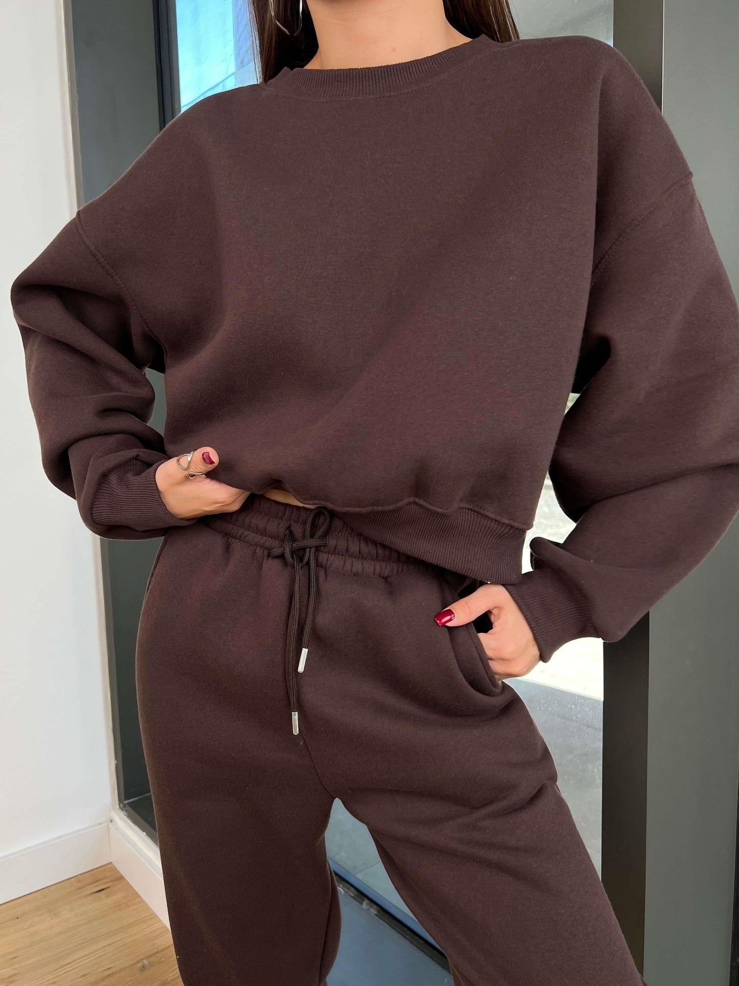 Women’s Crop Sweatshirt Sewing Pattern  Digital PDF Sizes S–XL  Beginner Friendly DIY Casual Wear  Printable Sewing File A4 Letter A0