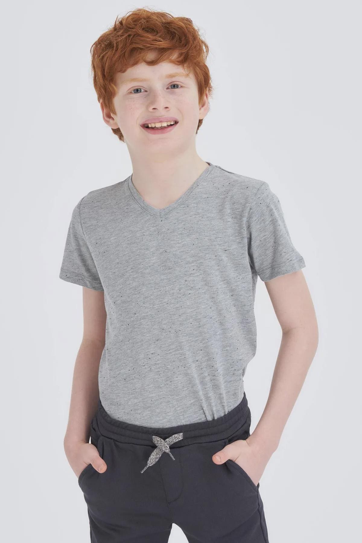 Kids V-Neck T-Shirt Sewing Pattern PDF, Short and Long Sleeve for Ages 1 to 8 Years, Easy DIY Children Clothing, Printable A4 Letter and A0