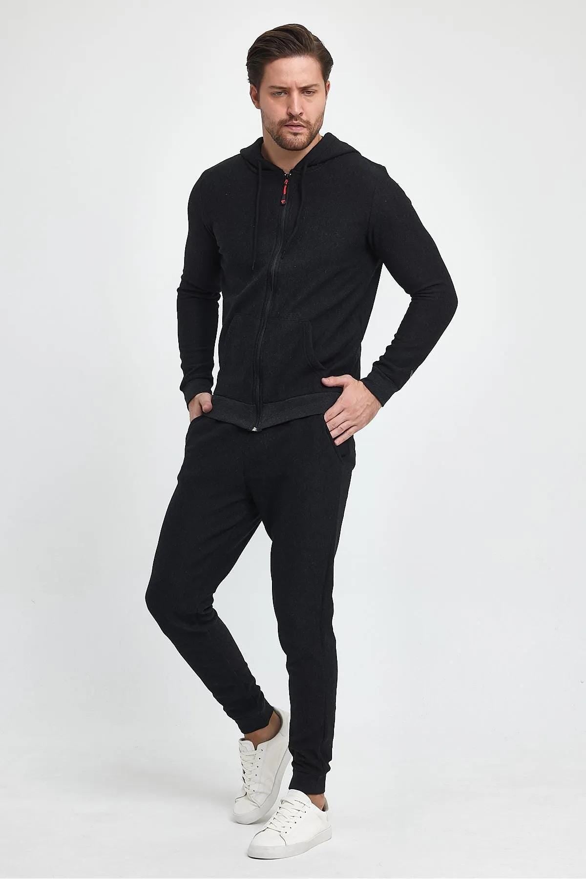 Men’s Zipper Hoodie & Jogger Pants Set Sewing Pattern  Digital PDF Sizes XS–XXL  Beginner Friendly DIY Tracksuit  Printable Sewing File A4 Letter A0