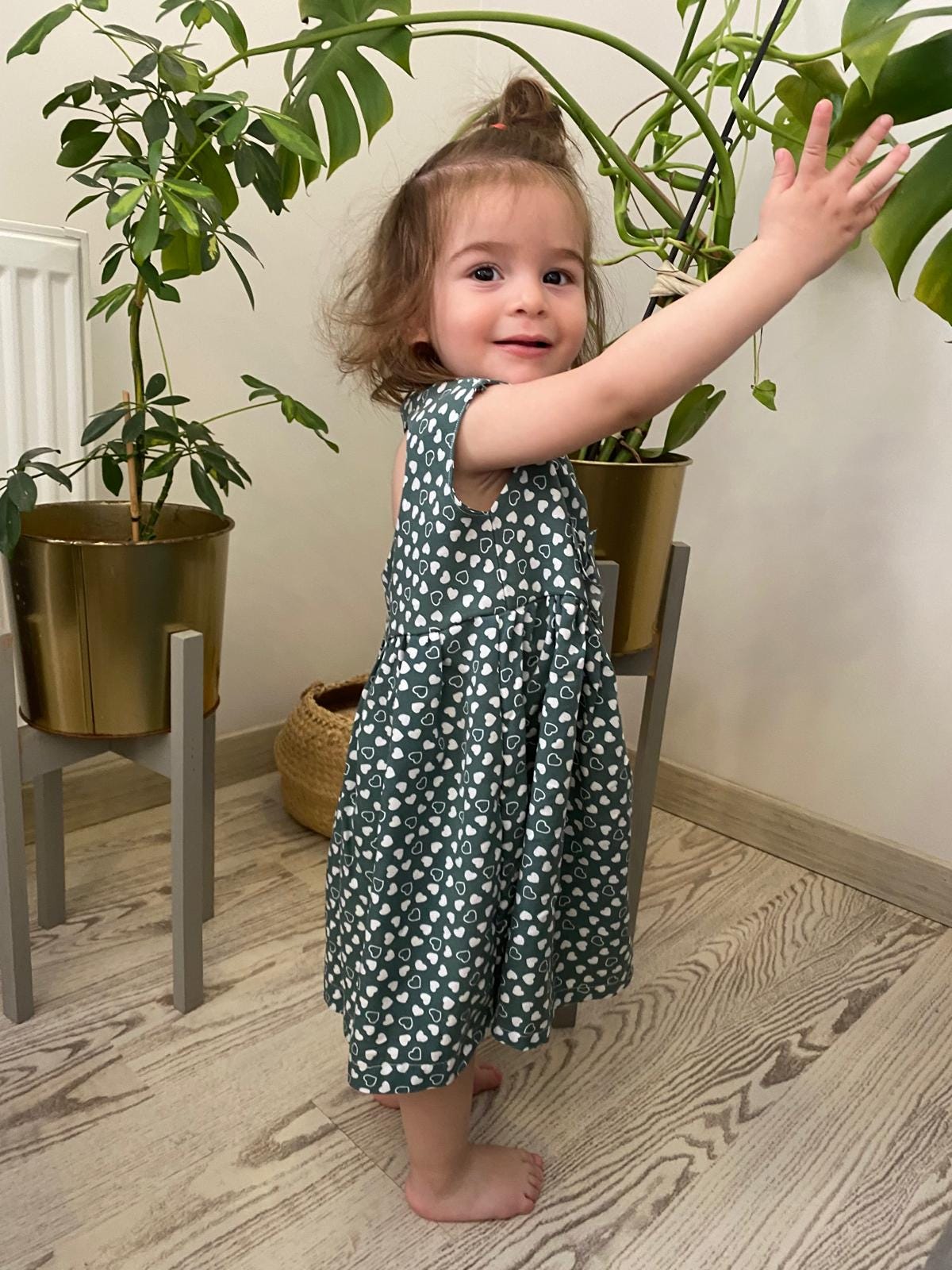 Kids’ Heart Back Dress Sewing Pattern  Digital PDF Sizes 2Y–6Y  DIY Children’s Clothing  Beginner Friendly  Printable Sewing File A4 Letter A0