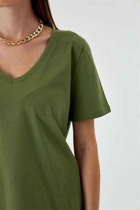 Women’s V-Neck T-Shirt Sewing Pattern  Digital PDF Sizes S–L  Beginner Friendly DIY Casual Top  Printable Sewing File A4 Letter A0