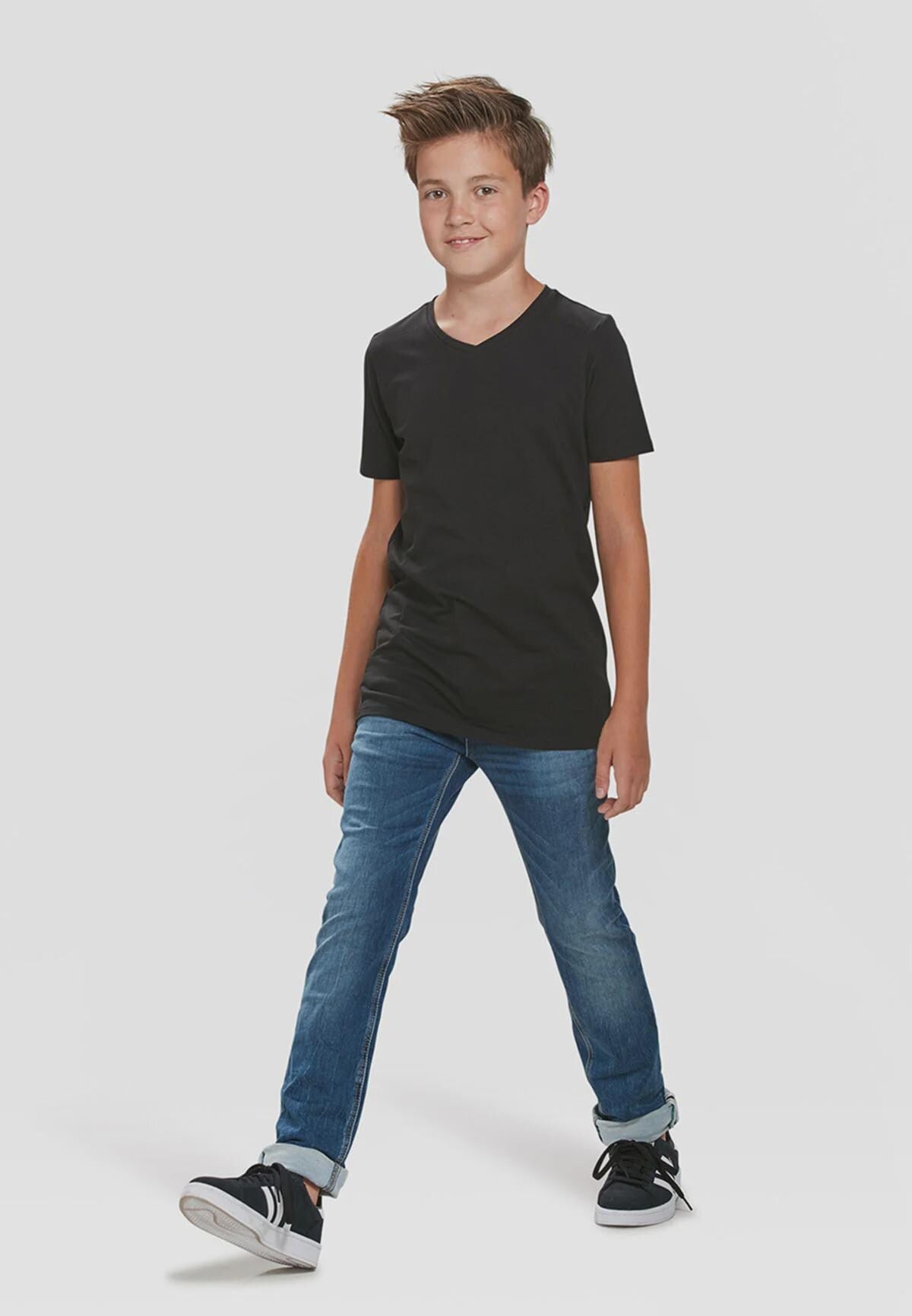 Kids’ V-Neck T-Shirt Sewing Pattern  Digital PDF Ages 1–8  Beginner Friendly DIY Children’s Clothing  Short & Long Sleeve  Printable Sewing File A4 Letter A0