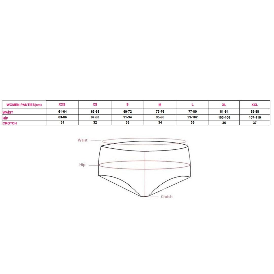 Women’s Panties Sewing Pattern  Digital PDF Sizes XXS–XXL  Beginner Friendly DIY Lingerie  Printable Sewing File A4 Letter