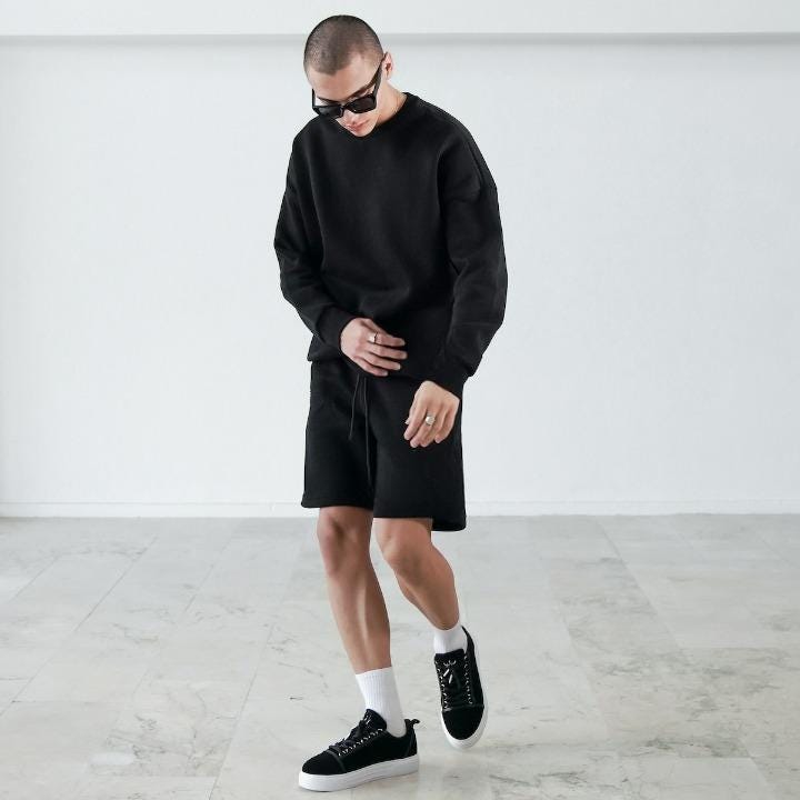 Men's Sweatshirt Shorts Set Sewing Pattern (PDF)