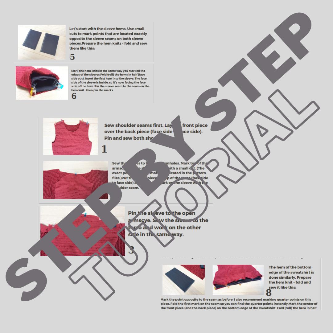 Baby & Kids’ T-Shirt Sewing Pattern  Digital PDF Sizes 0M–6Y  Beginner Friendly DIY Children’s Clothing  Printable Sewing File A4 Letter A0
