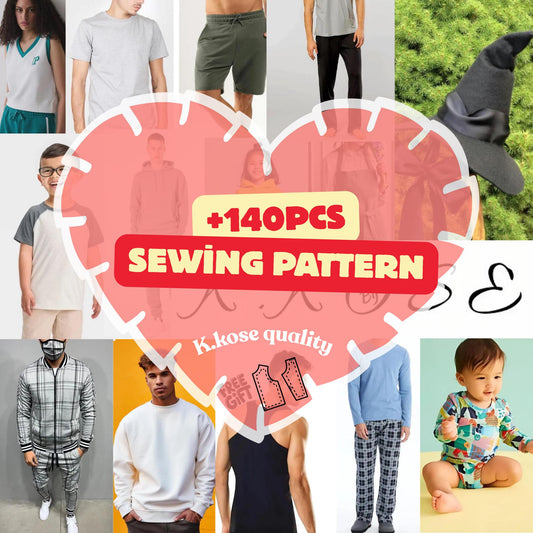 140+ Printable Sewing Patterns for All Skill Levels – Easy, Illustrated, Size-Inclusive Designs You Can Sew Today