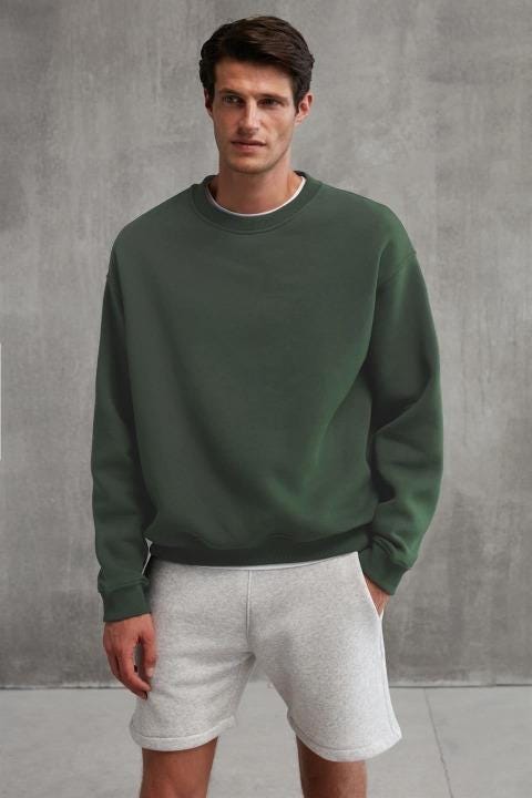 Men's Sweatshirt Shorts Set Sewing Pattern (PDF)