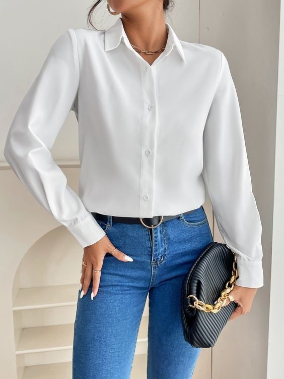 Women’s Classic Shirt Sewing Pattern  Digital PDF XS–L  Beginner Friendly DIY Blouse  Printable Sewing File A4 Letter A0