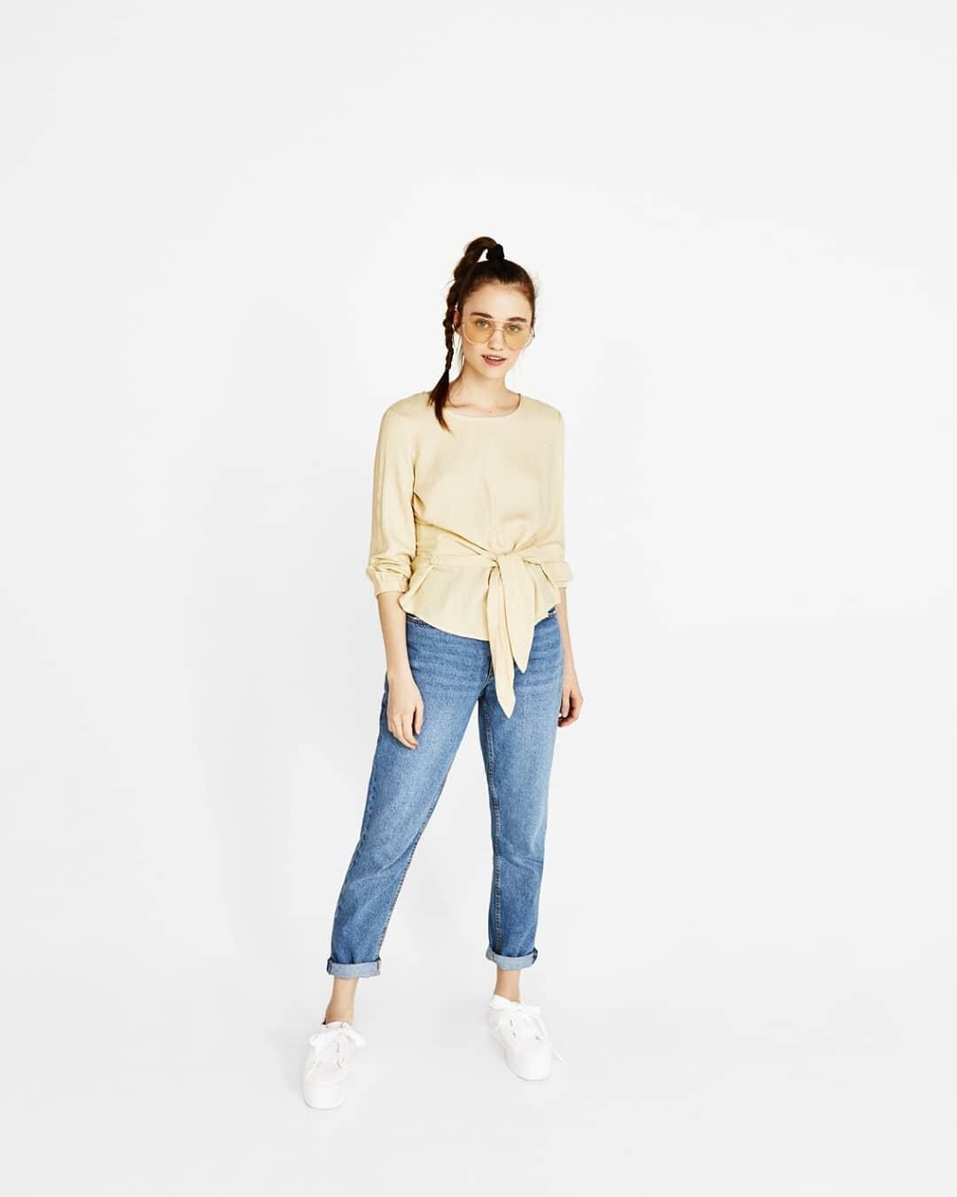 Women’s Tie Waist Blouse Sewing Pattern  Digital PDF XXS–5XL  Beginner Friendly DIY Top  Printable Sewing File A4 Letter A0