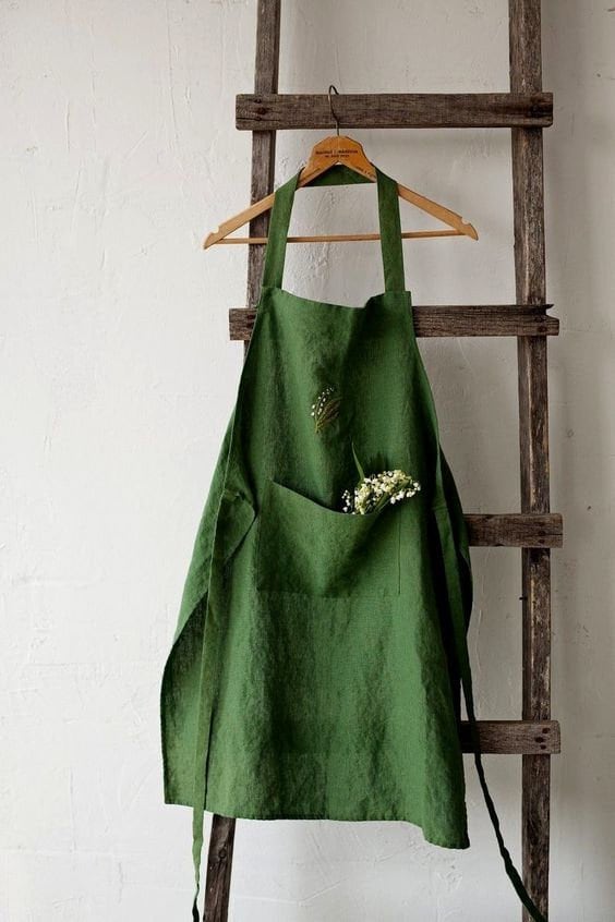 Classic Apron Sewing Pattern PDF | Pockets & Ties Beginner Printable | Standard Adult Size | A4-Letter-A0