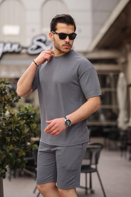 Men's T-Shirt and Shorts Set Sewing Pattern PDF, Sizes XS to 3XL, Easy DIY Men's Summer Outfit, Printable A4 Letter and A0
